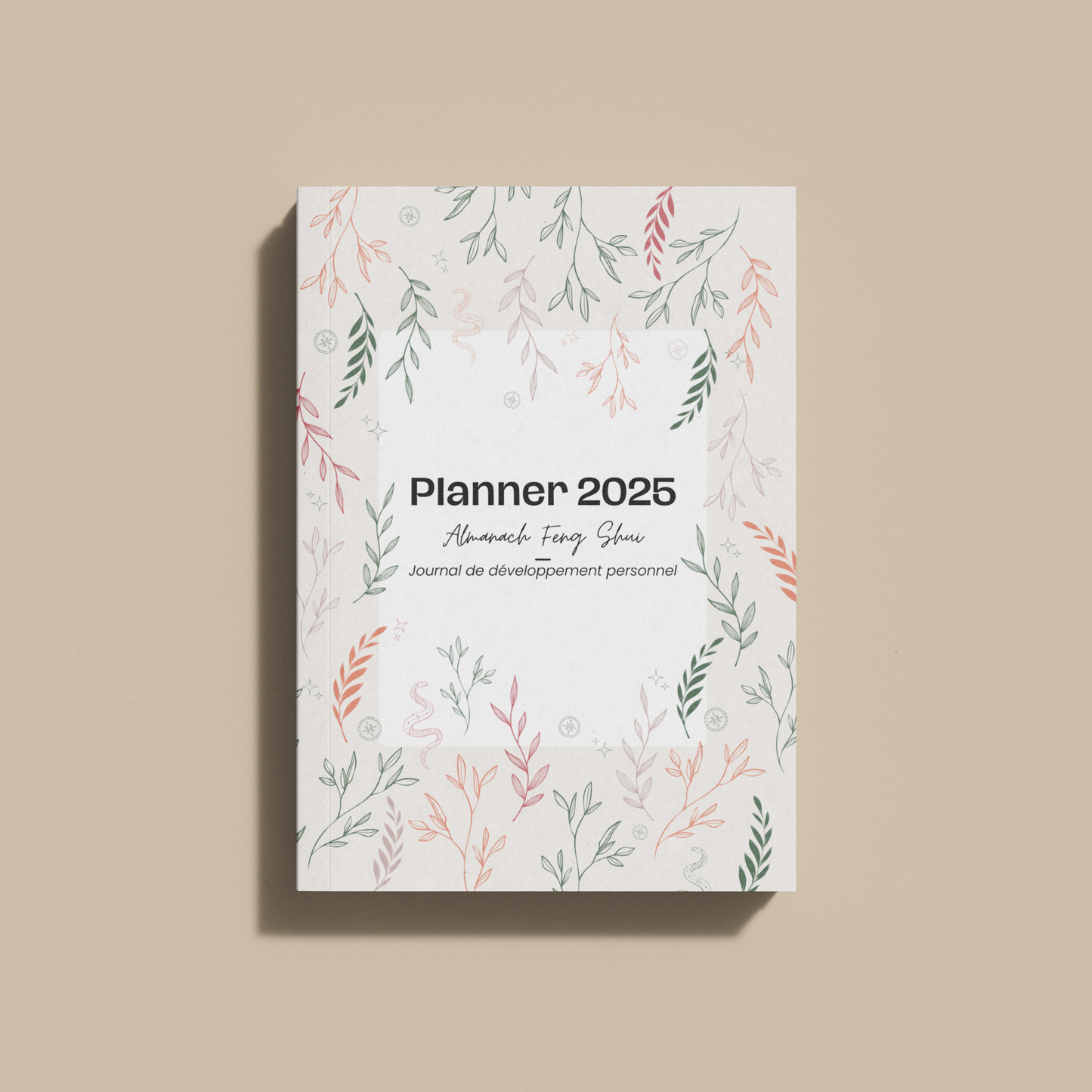 Planner 2025 - Calendrier Feng Shui et journal de développement personnel