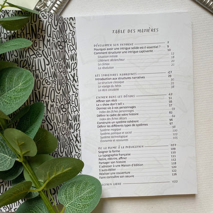 Carnet d’écriture pour rédiger un roman 